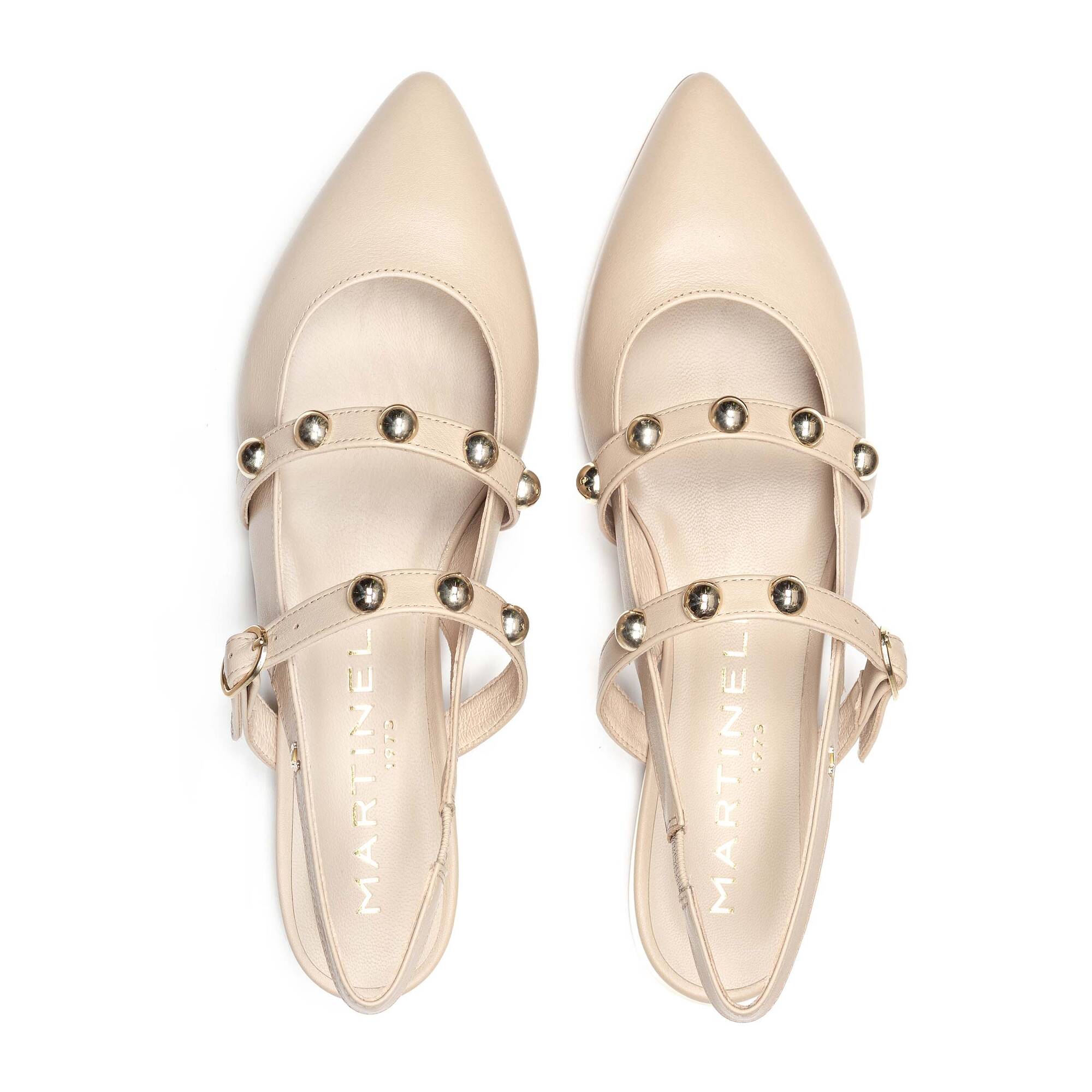 Ballet flats | VIVIEN 1544-B181Z, STONE, large image number 100-1544-B181Z_090_Martinelli_VIVIEN_STONE_full.jpg | null