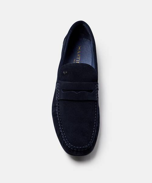 Men loafers , PACIFIC 1411 , PACIFIC 1411-2496X , DARKBLUE