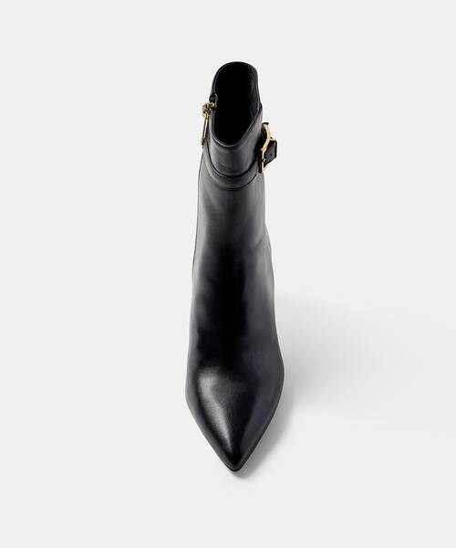 Women high-heeled ankle boots , THELMA 1489 , THELMA 1489-B178K , BLACK