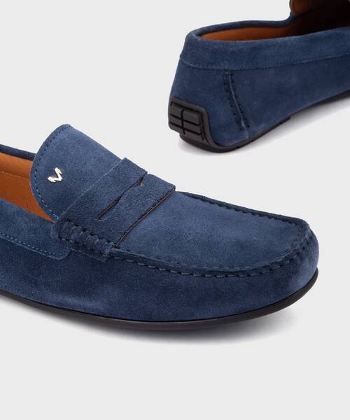 Slip on Loafers | PACIFIC 1411-2496W | AZULMAR | Martinelli