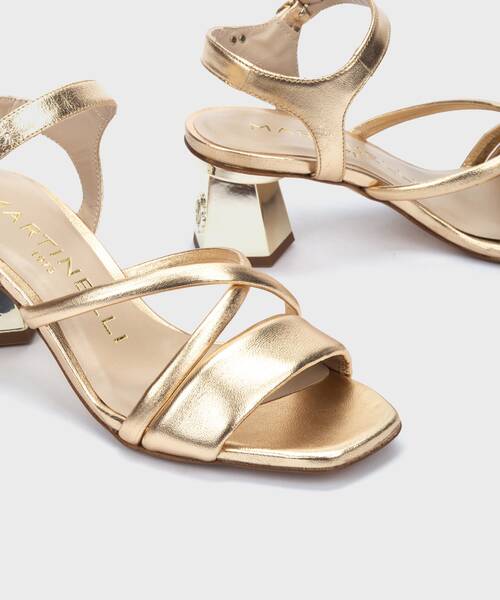 Sandals | CARMINE 1704-B215S | GOLD | Martinelli
