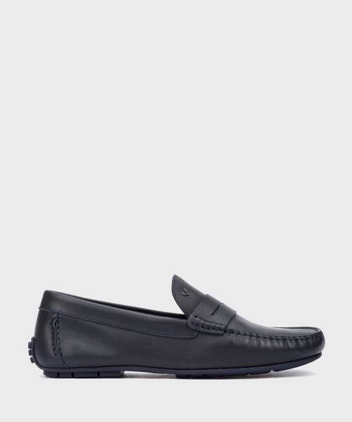 Slip on Loafers | PACIFIC 1411-2496DYM | NAVY | Martinelli