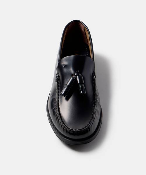 Men tassel loafers , FORTHILL 1623 , FORTHILL 1623-2762N , BLACK