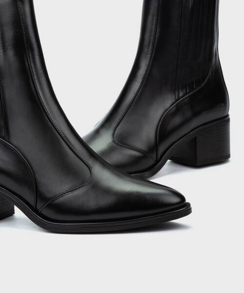Heeled Ankle Boots | ZINNIA 1603-A818K | BLACK | Martinelli