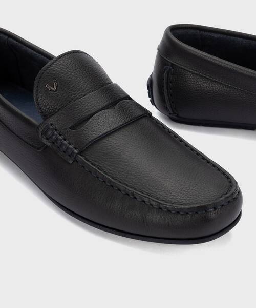 Slip on Loafers | PACIFIC 1411-2496DY | NAVY | Martinelli