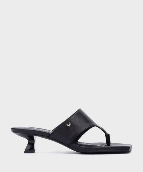 Heeled Sandals | BORROMEI S032-B594Z | BLACK | Martinelli