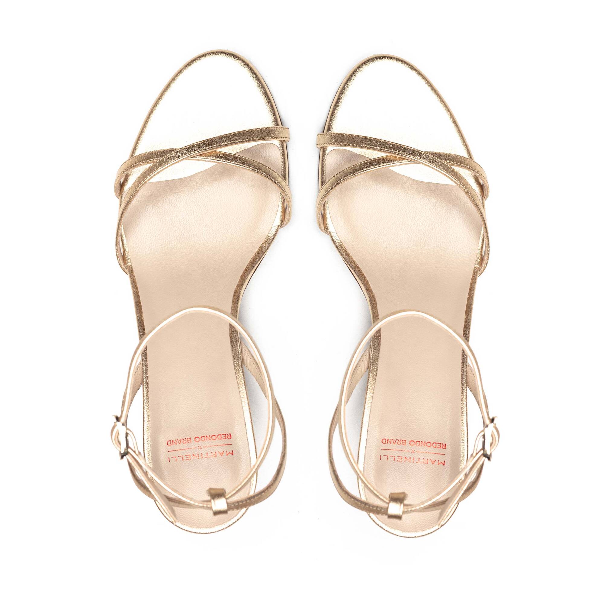 Heeled Sandals | MERAVIGLI S005-B411S, GOLD, large image number 100-S005-B411S_773_Martinelli_MERAVIGLI_GOLD_full.jpg | null