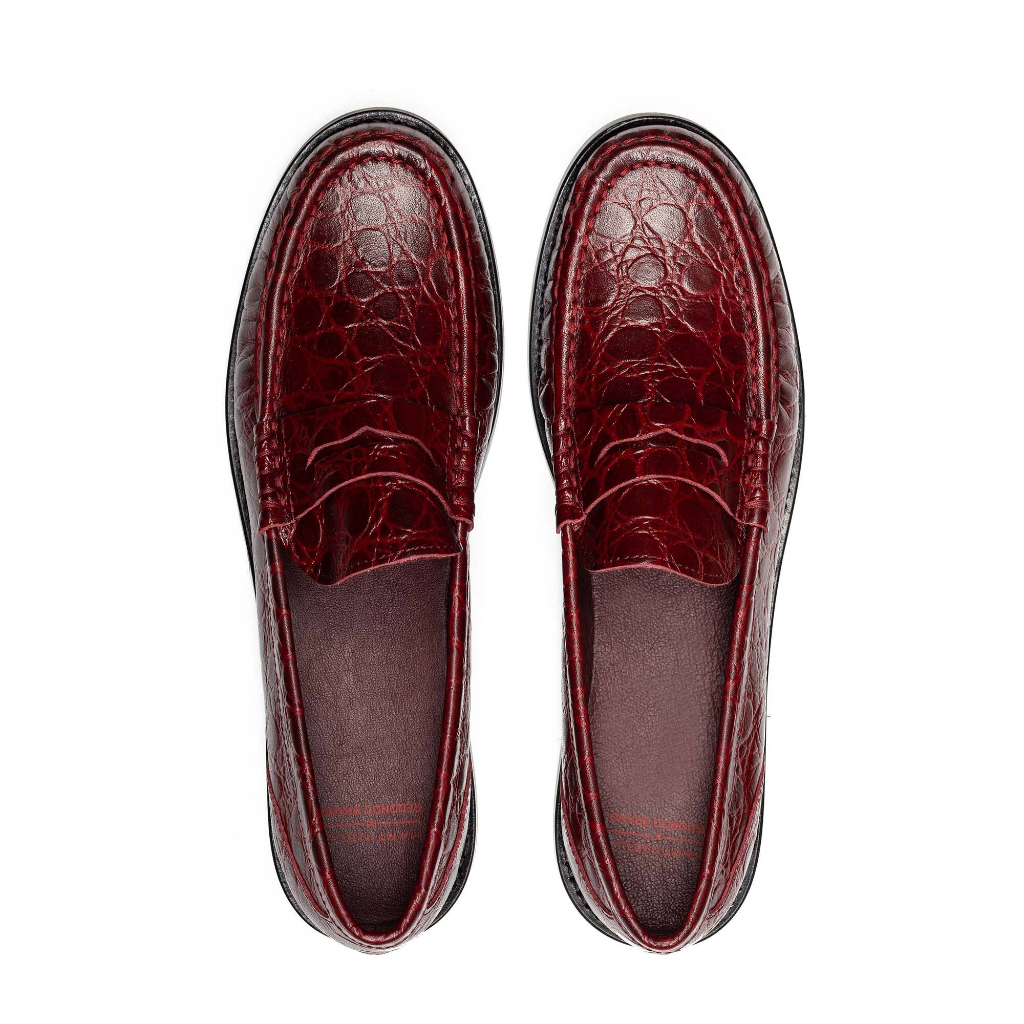 Loafers | LUALDI S046-B309RE, BURGUNDY, large image number 100-S046-B309RE_508_Martinelli_LUALDI_BURGUNDY_full.jpg | null