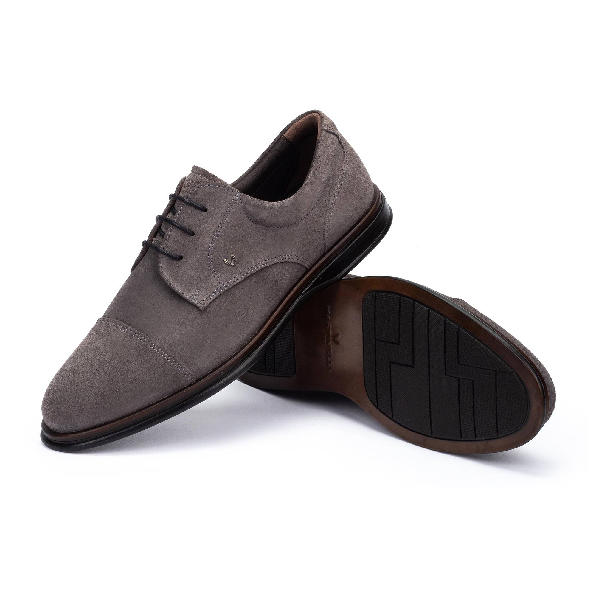 Lace up shoes | DUOMO MT1562-2658X, SMOKE, large image number 70-MT1562-2658X_071_Martinelli_DUOMO_SMOKE_full.jpg | null