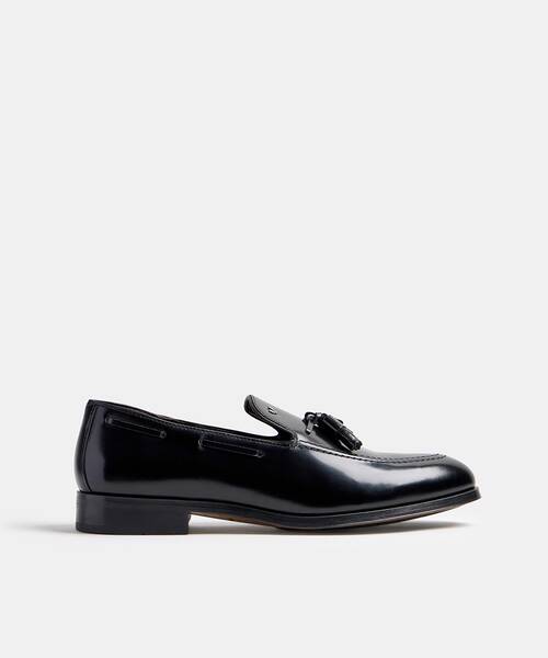Men tassel loafers , EMPIRE 1492 , EMPIRE 1492-2926T , BLACK