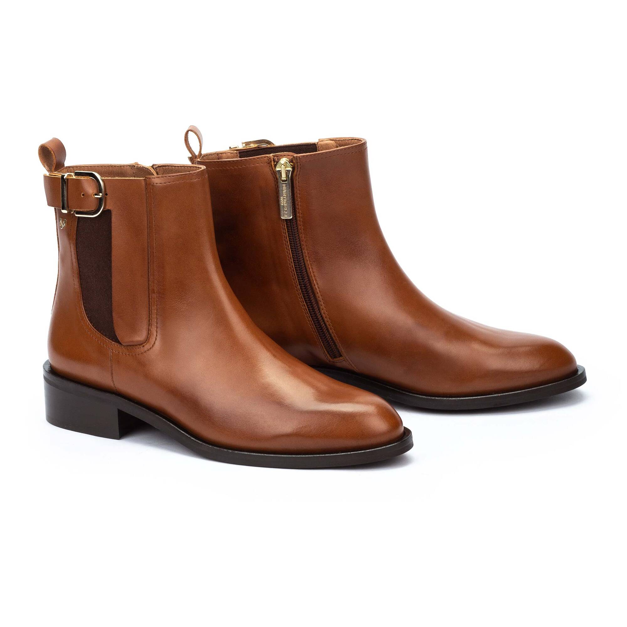 Flat ankle boots | RESSI 1718-A907C, CUERO, large image number 100-1718-A907C_202_Martinelli_RESSI_CUERO_full.jpg | null