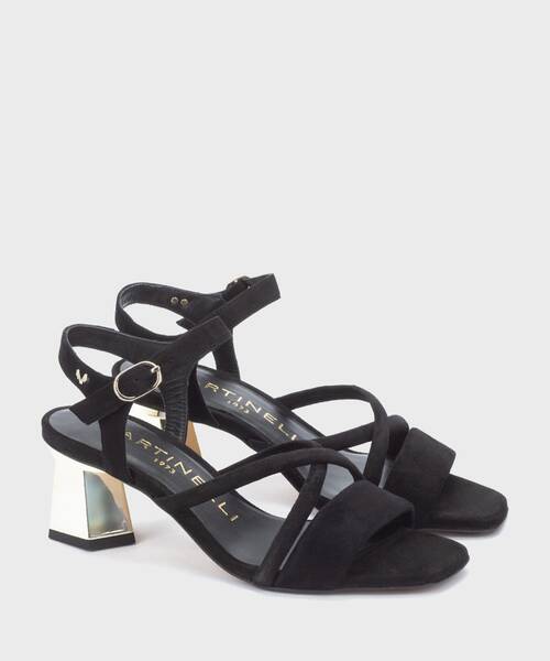 Sandals | CARMINE 1704-B215A | BLACK | Martinelli