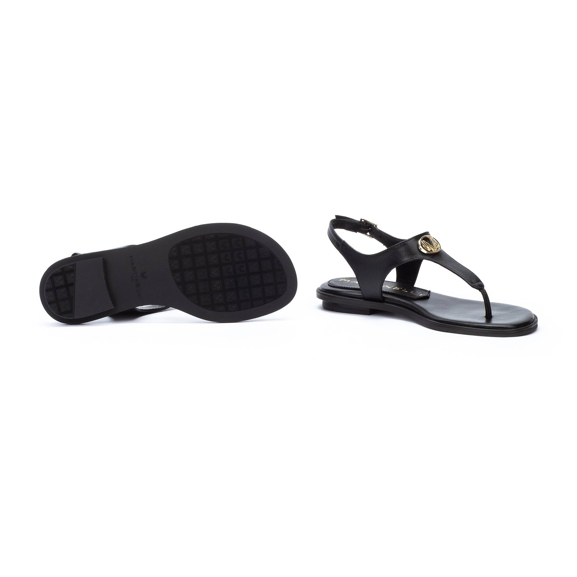 Sandalias planas | MAZZINI 1535-B006Z, BLACK, large image number 70-1535-B006Z_000_Martinelli_MAZZINI_BLACK_full.jpg | null