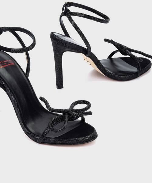 Heeled Sandals | SPRING S024-B525A | BLACK | Martinelli