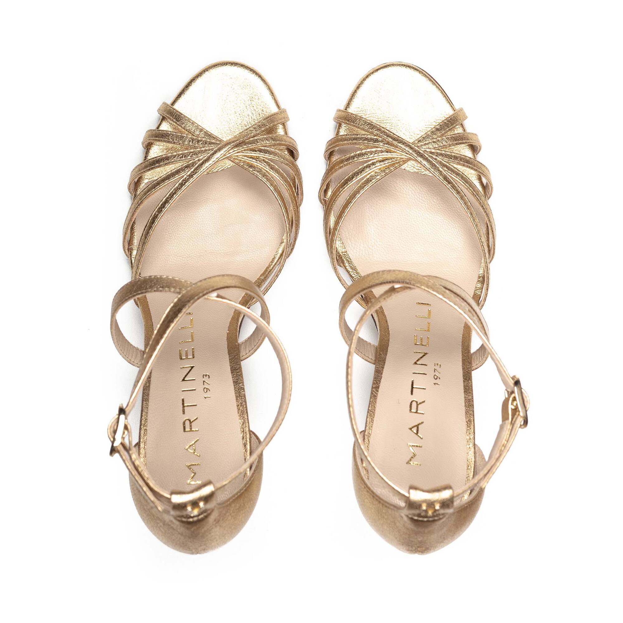 Heeled Sandals | LUPETTA 1703-B210NA, ORO, large image number 100-1703-B210NA_755_Martinelli_LUPETTA_ORO_full.jpg | null