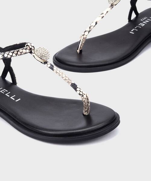 Flat Sandals | MAZZINI 1535-B253T | BLACK | Martinelli