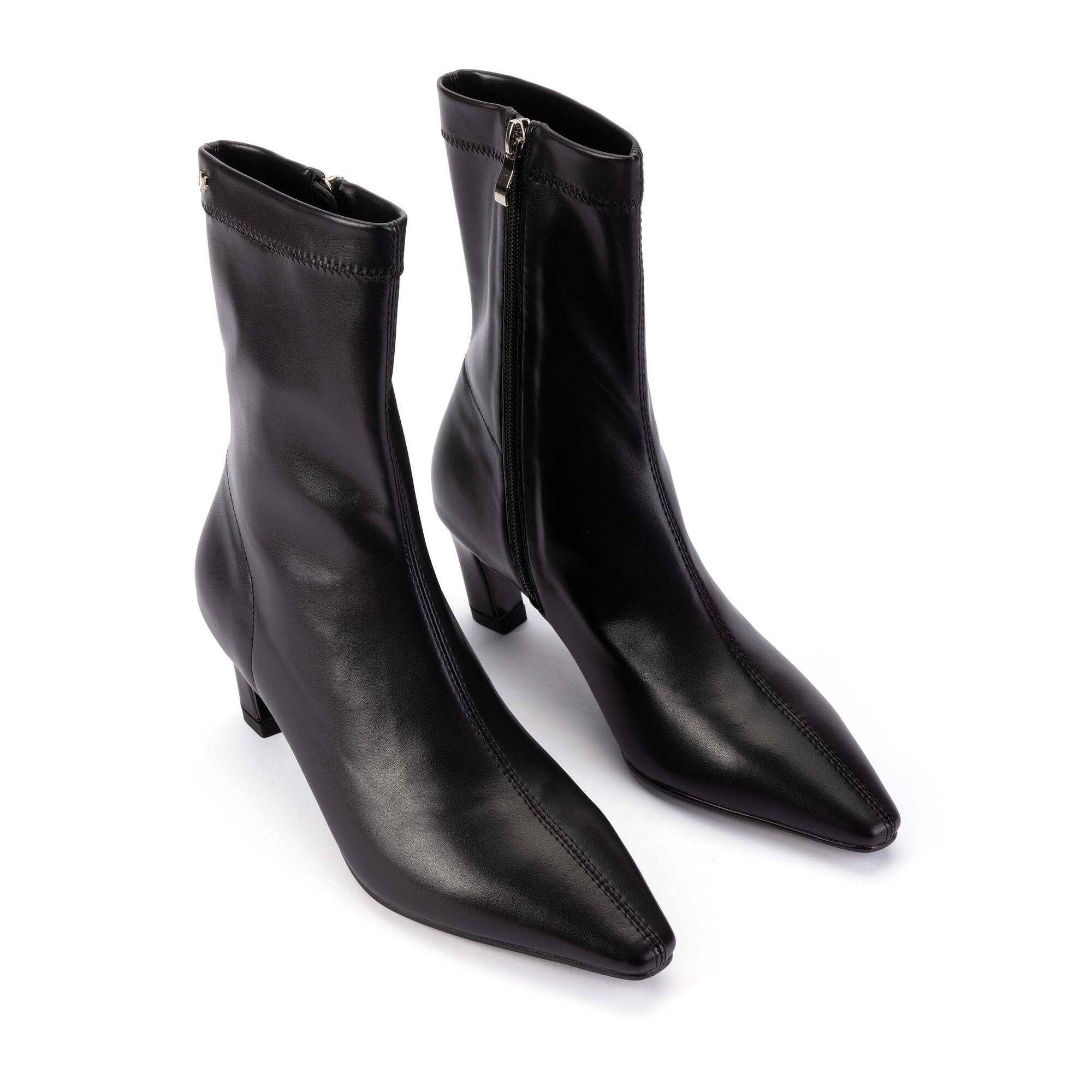 Heeled Ankle Boots | VOGUERA S068-B716TY, BLACK, large image number 100-S068-B716TY_000_Martinelli_VOGUERA_BLACK_full.jpg | null