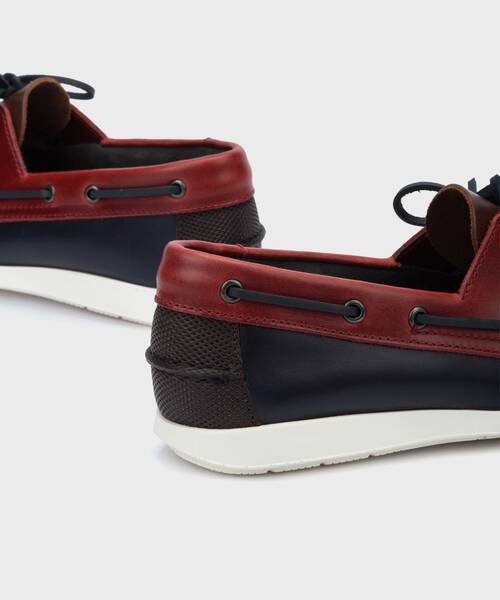 Boat shoes | HARRISON 1560-2576BYM | RED | Martinelli