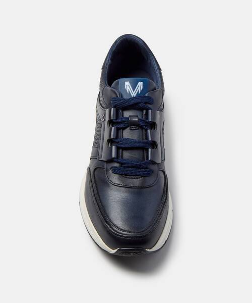 Men elegant sneaker , NORWICH C001 , NORWICH C001-2966L , BLUE