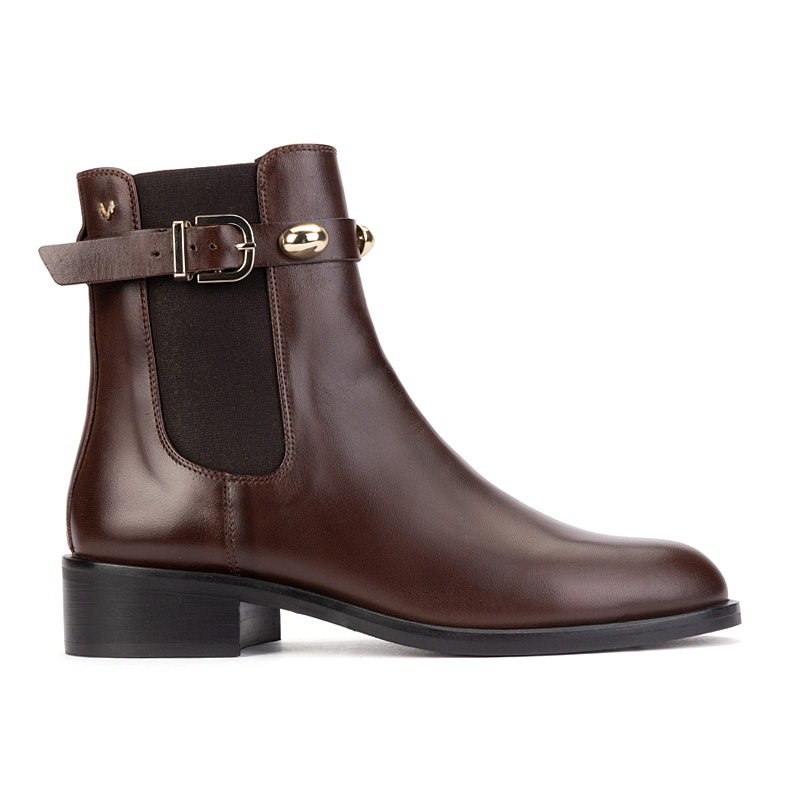 Martinelli Botines planos de piel RESSI 1718