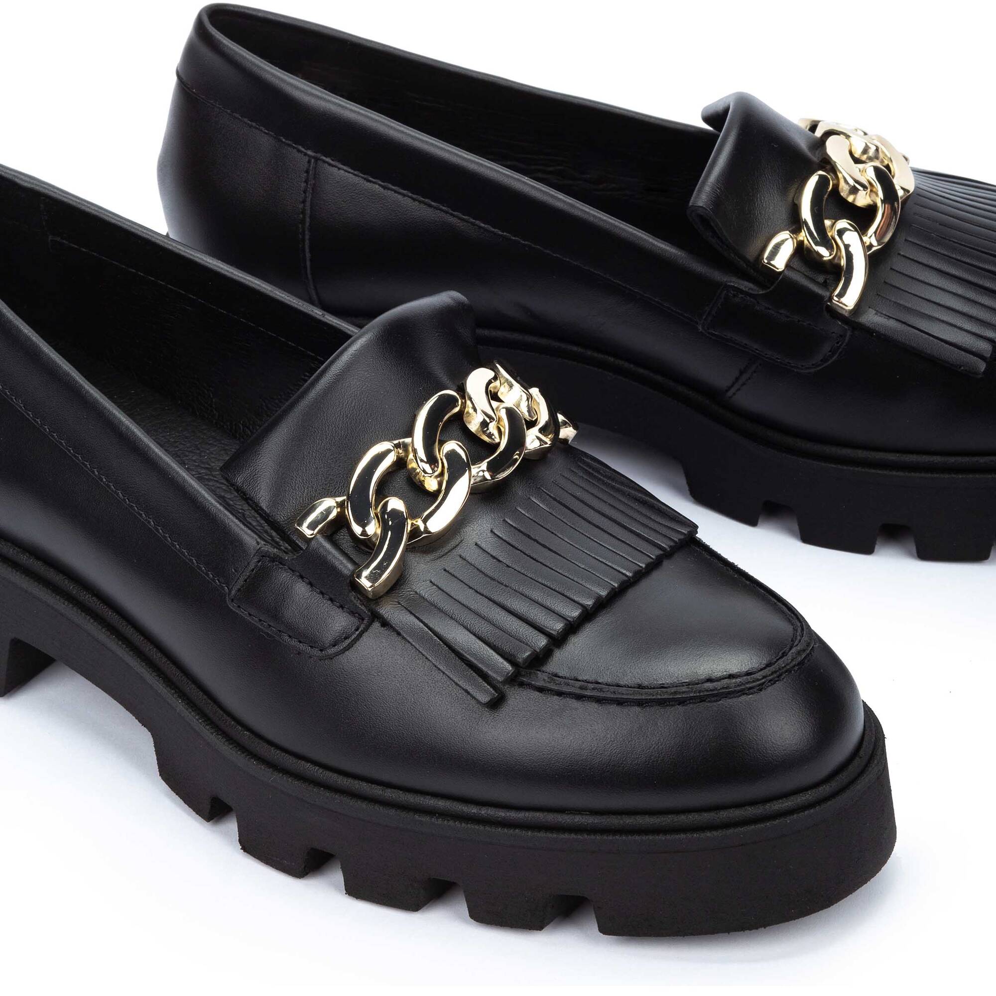 Loafers and Laces | HERMOSILLA 1568-A665P1, BLACK, large image number 60-1568-A665P1_000_Martinelli_HERMOSILLA_BLACK_full.jpg | null