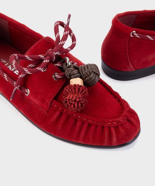 Mocassins et Lacets | BARACCHINI S065-B696AY | RED | Martinelli