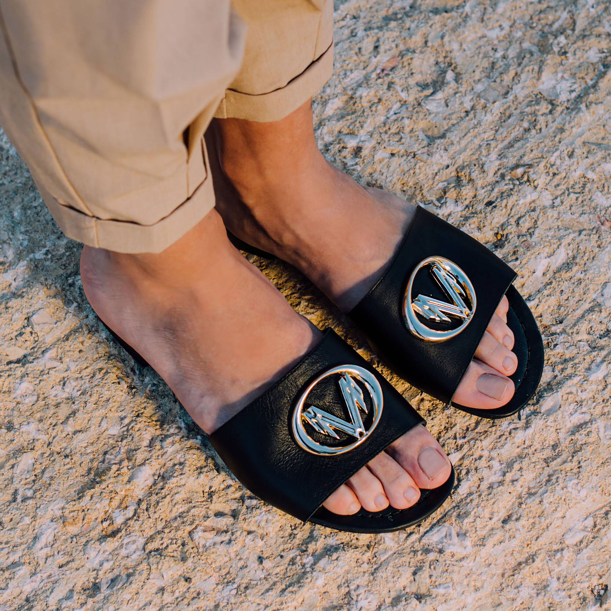 Sandalias planas | ELYSEES 1561-A593Z, BLACK, large image number 90-1561-A593Z_000_Martinelli_ELYSEES_BLACK_full.jpg | null