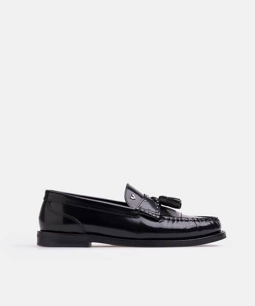 Women tassel loafers , SETTALA 1734 , SETTALA 1734-B301TY , BLACK