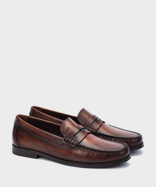 Slip on Loafers | FORTHILL 1623-2760P | CAFE | Martinelli