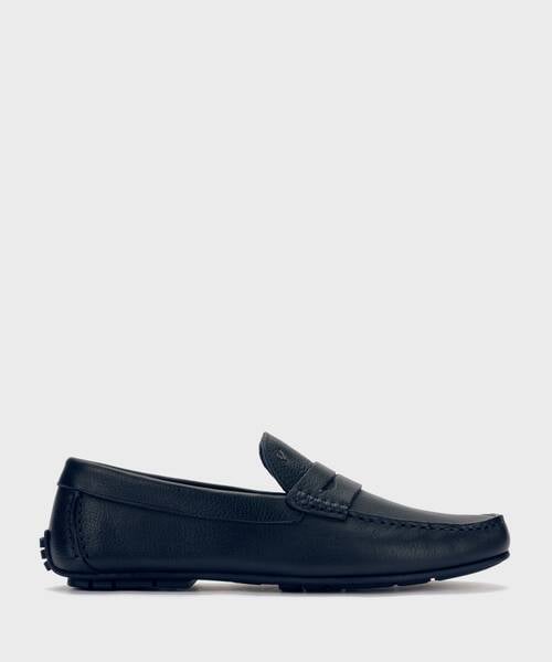 Slip on Loafers | PACIFIC 1411-2496DY | NAVY | Martinelli