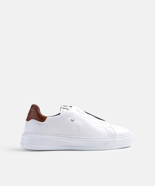 Basket &agrave; semelle l&eacute;g&egrave;re pour homme , SULLIVAN C045 , SULLIVAN C045-Z011PA , BLANCO