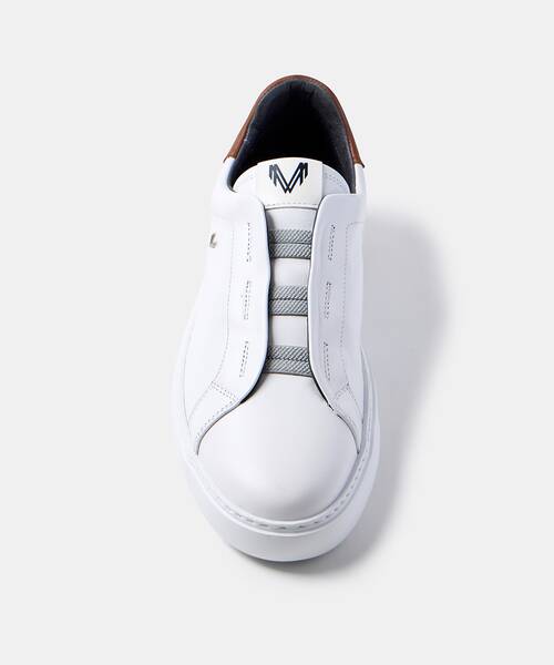 Zapatilla suela ligera para hombre , SULLIVAN C045 , SULLIVAN C045-Z011PA , BLANCO