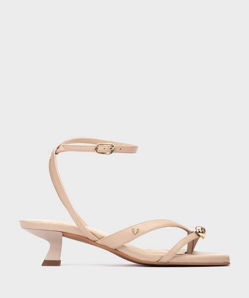 Heeled Sandals | BORROMEI S032-B590Z | STONE | Martinelli