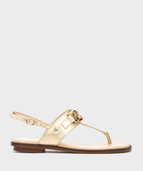 Flat Sandals | MAZZINI 1535-B153S | GOLD | Martinelli