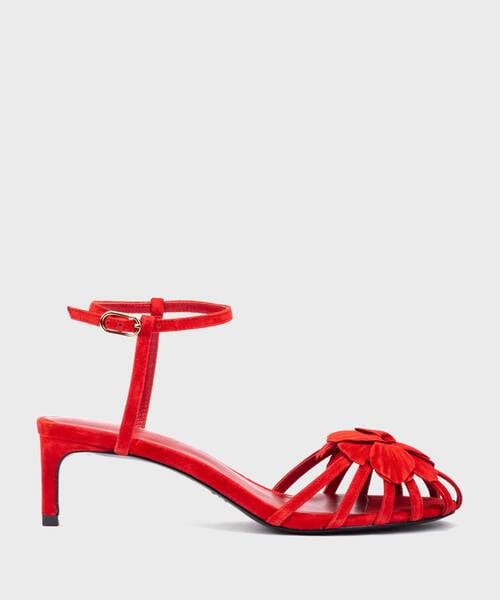 Sandalen met hak | NERI S033-B601AY | ROJO | Martinelli