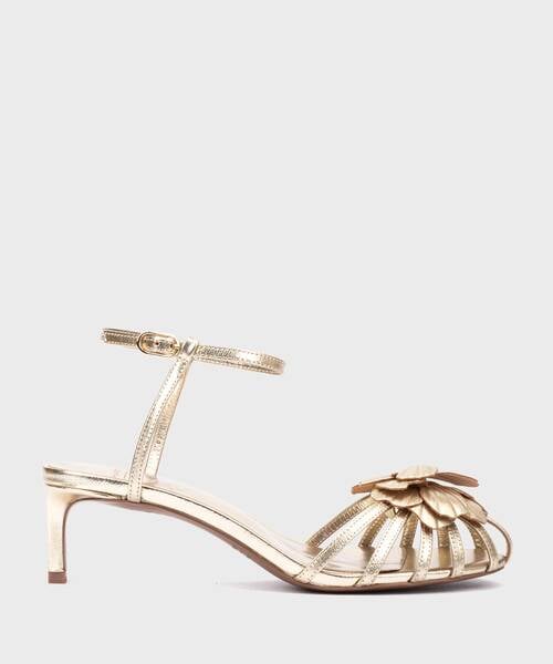 Sandalen met hak | NERI S033-B601LY | GOLD | Martinelli