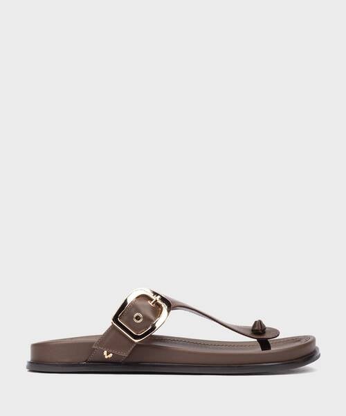 Flat Sandals | TANARO S035-B576PY | MOKA | Martinelli