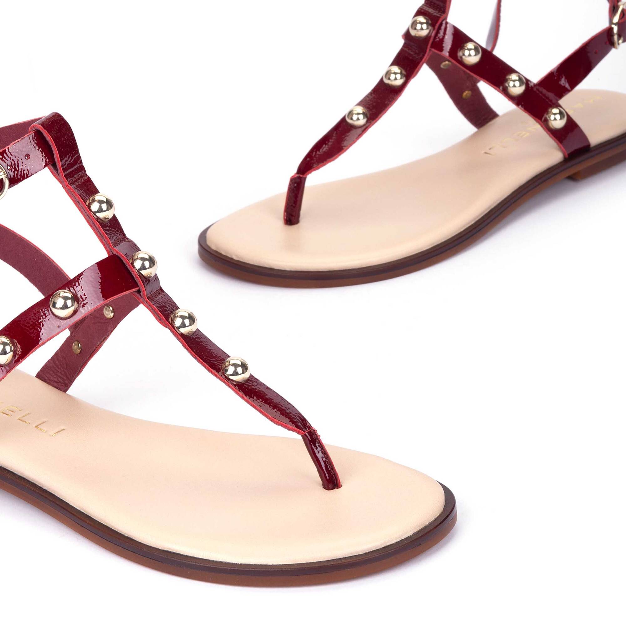 Sandalias planas | MAZZINI 1535-B158D, ROJO, large image number 60-1535-B158D_519_Martinelli_MAZZINI_ROJO_full.jpg | null