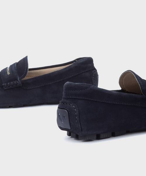 Slip on Loafers | ATLANTIC 1655-2821X | DARKBLUE | Martinelli