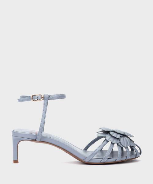 Sandalen met hak | NERI S033-B601PY | AZULPASTEL | Martinelli