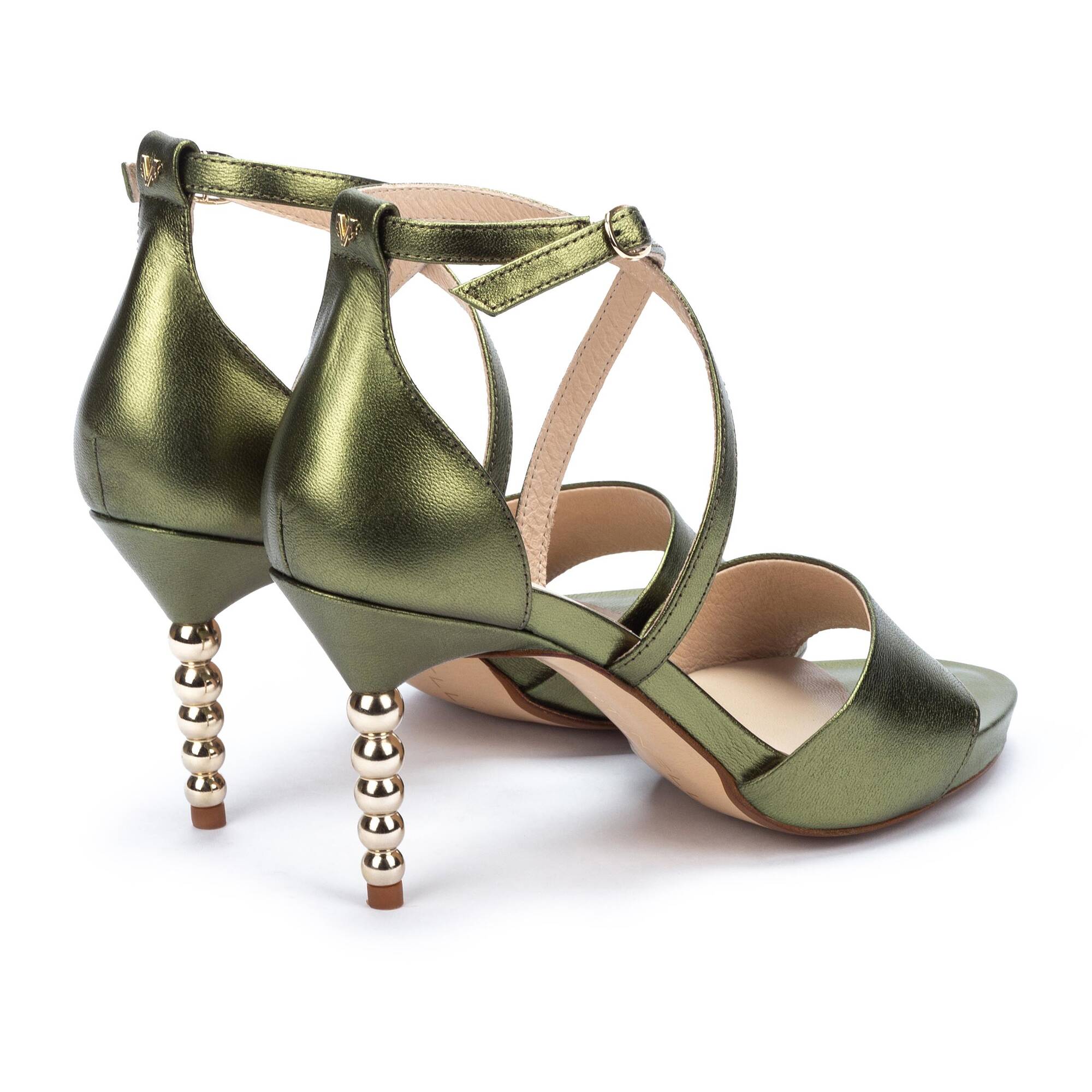 Heeled Sandals | MICHIGAN 1594-A785S, VERDE, large image number 30-1594-A785S_424_Martinelli_MICHIGAN_VERDE_full.jpg | null