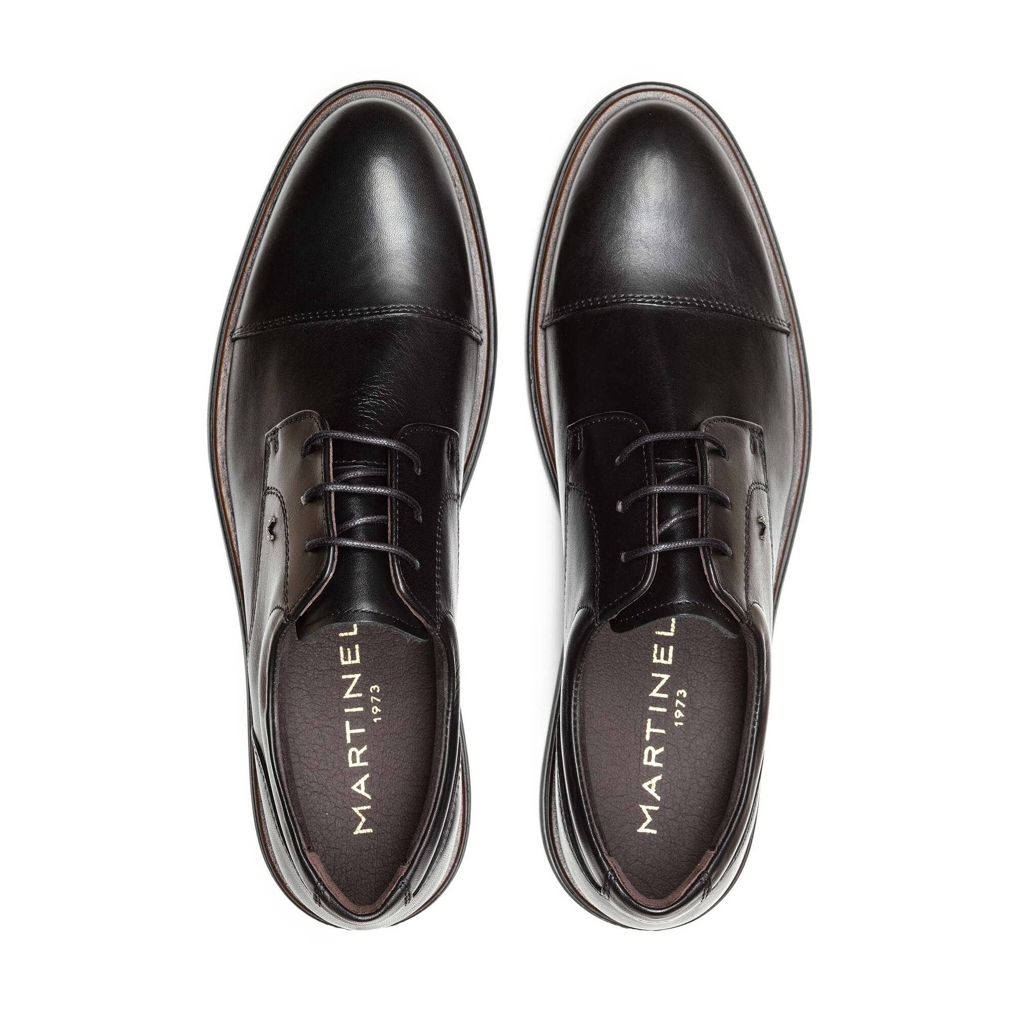 Lace up shoes | DUOMO MT1562-2658D, BLACK, large image number 100-MT1562-2658D_000_Martinelli_DUOMO_BLACK_full.jpg | null