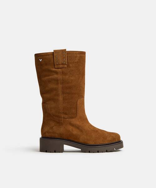 Women suede boots , LEONI S062 , LEONI S062-B676N , CUERO