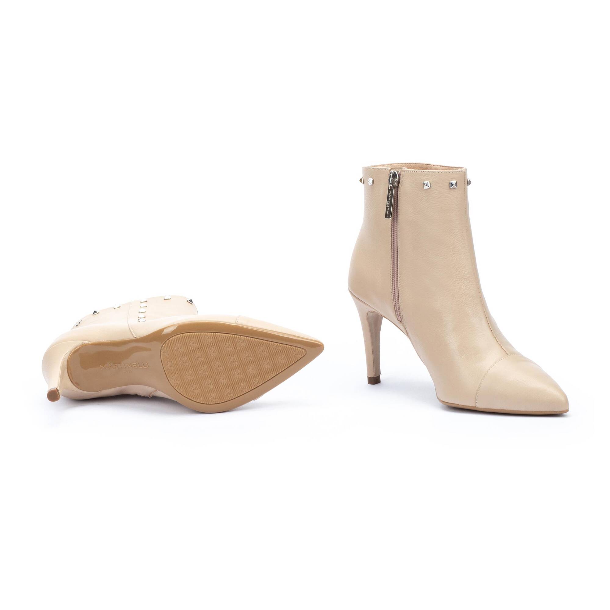 Botines con tac&oacute;n | THELMA 1489-B163Z, STONE, large image number 70-1489-B163Z_090_Martinelli_THELMA_STONE_full.jpg | null