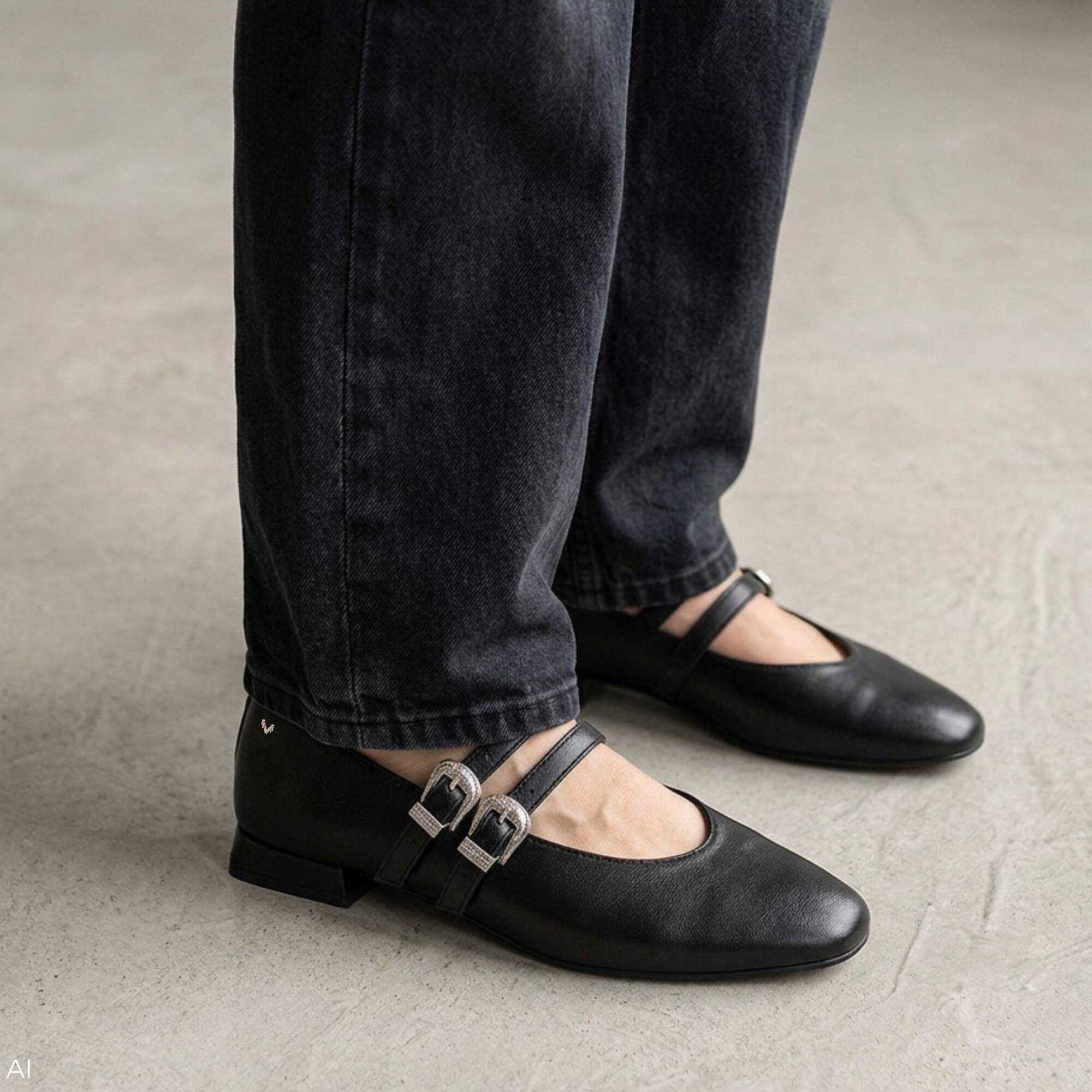 Ballet flats | VESCIA S009-B548PY, BLACK, large image number 90-S009-B548PY_000_Martinelli_VESCIA_BLACK_full.jpg | null
