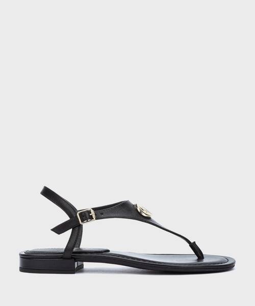 Sandalias planas | ELYSEES 1561-A306E1 | BLACK | Martinelli