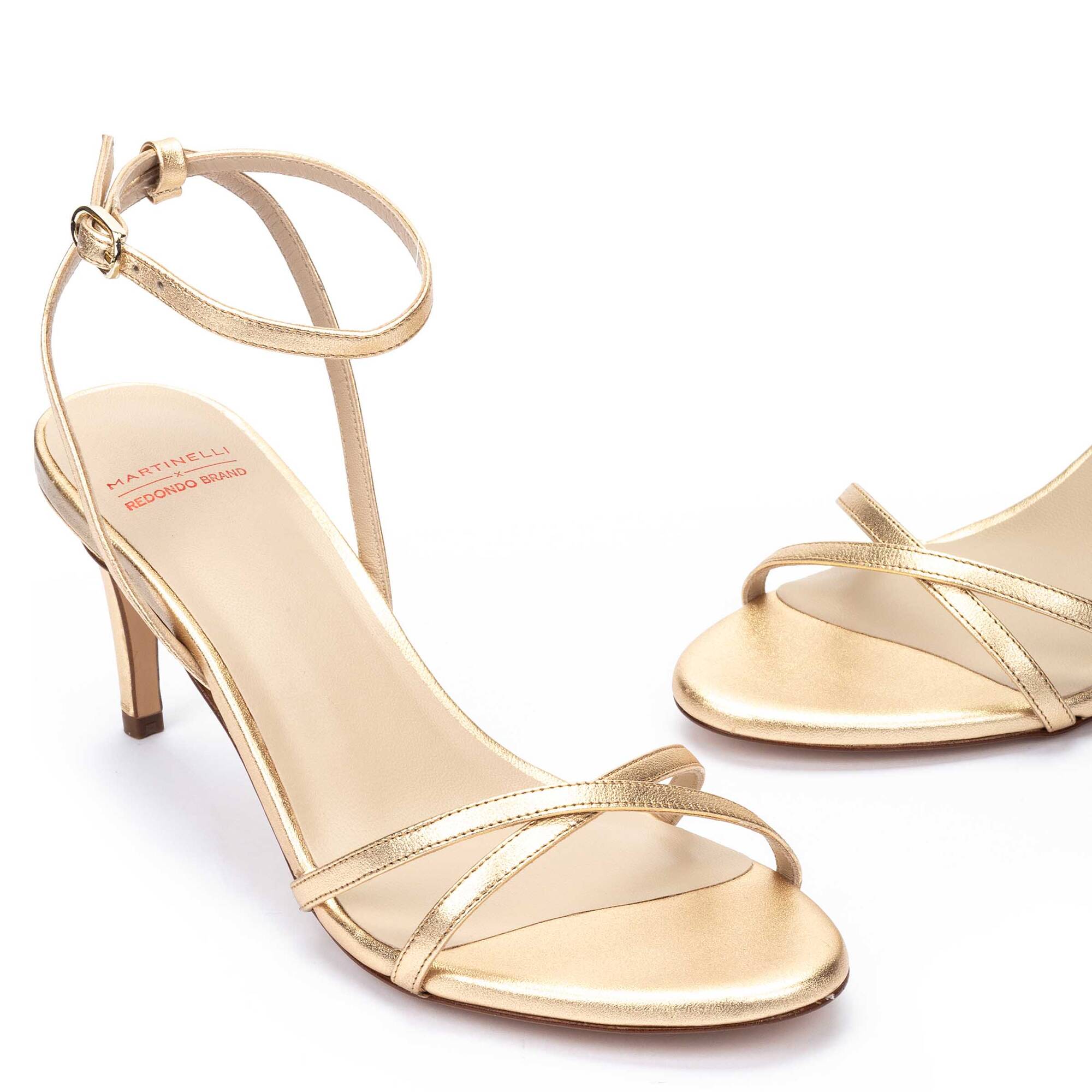 Heeled Sandals | MERAVIGLI S005-B411S, GOLD, large image number 60-S005-B411S_773_Martinelli_MERAVIGLI_GOLD_full.jpg | null