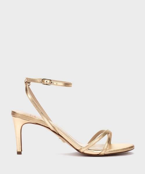 Heeled Sandals | MERAVIGLI S005-B411S | GOLD | Martinelli