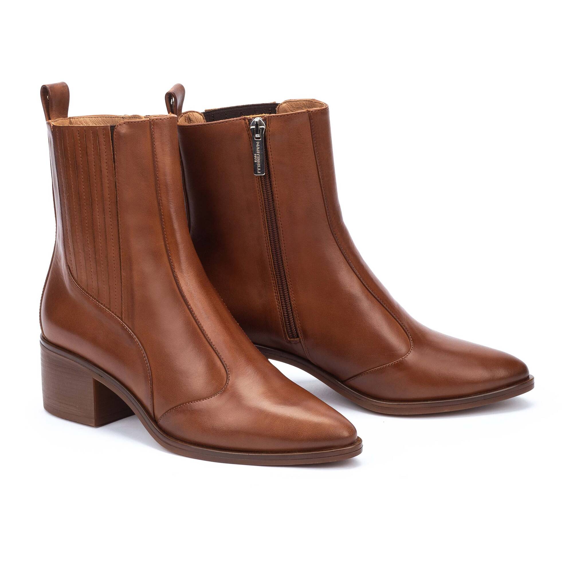 Heeled Ankle Boots | ZINNIA 1603-A818C, CUERO, large image number 100-1603-A818C_202_Martinelli_ZINNIA_CUERO_full.jpg | null