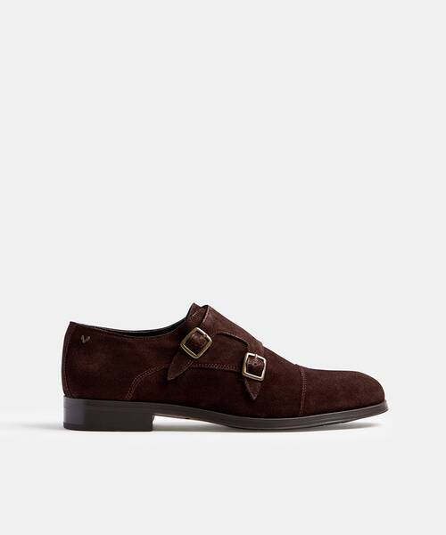 Men monk shoe , EMPIRE 1492 , EMPIRE 1492-2632X , DARKBROWN